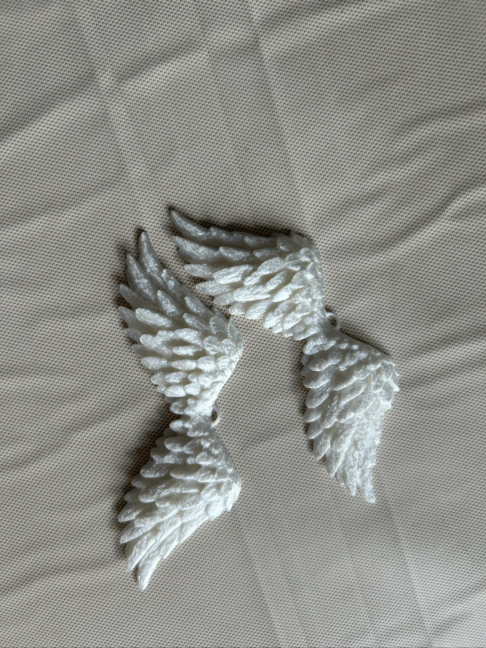 engelen vleugel hanger pearl white